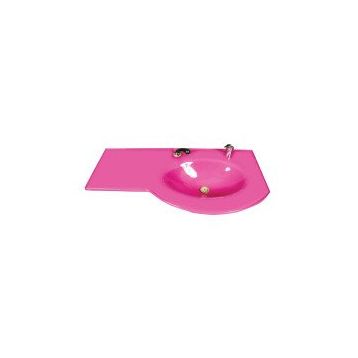 Duru Cam Diamond Modeli 70x56 cm Cam Lavabo