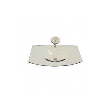 Duru Cam Dore Modeli 70x56 cm Cam Lavabo