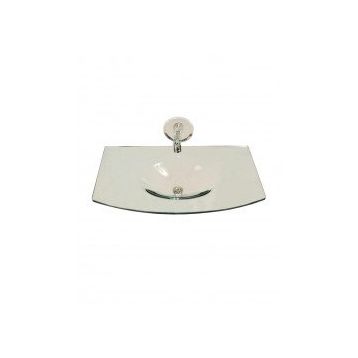 Duru Cam Dore Modeli 70x56 cm Cam Lavabo