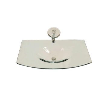 Duru Cam Dore Modeli 90x56 cm Cam Lavabo