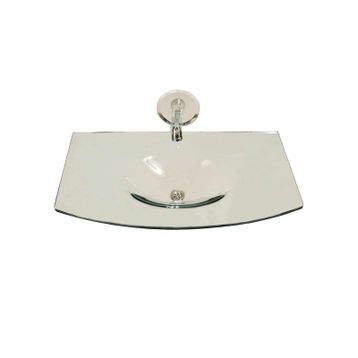 Duru Cam Dore Modeli 90x56 cm Cam Lavabo