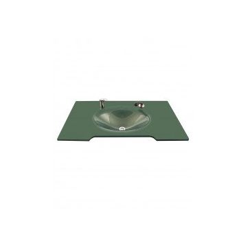 Duru Cam Jumbo Modeli 100x56 cm Cam Lavabo