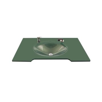 Duru Cam Jumbo Modeli 100x56 cm Cam Lavabo