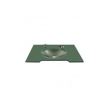 Duru Cam Jumbo Modeli 90x56 cm Cam Lavabo