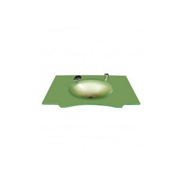 Duru Cam Kelebek Modeli 70x56 cm Cam Lavabo