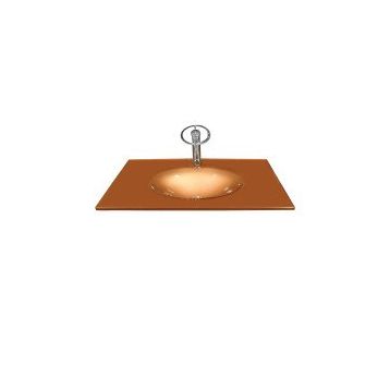 Duru Cam Klas Modeli 80x56 cm Cam Lavabo