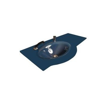 Duru Cam Kristal Modeli 90x56 cm Cam Lavabo