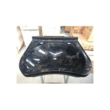Duru Cam Siyah 60x60 cm Dökme Akrilik Berber Lavabosu