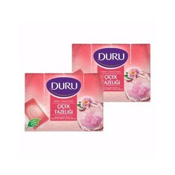Duru Çiçek Tazeliği 2x600 gr 8 Adet Sabun