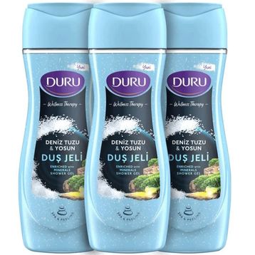 Duru Deniz Tuzu Yosun 3x450 ml Duş Jeli