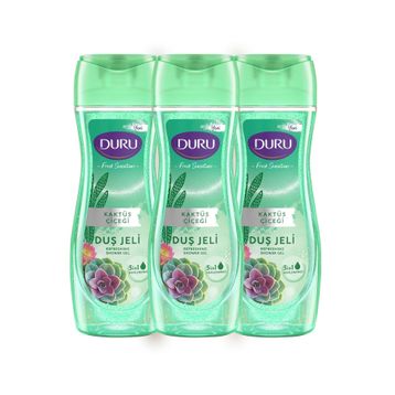 Duru Fresh Sensations 3x450 ml Kaktüs Çiçeği Duş Jeli