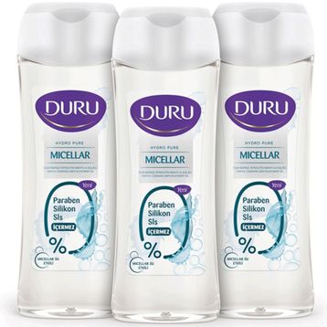 Duru Hydro Pure Micellar 3x450 ml Duş Jeli