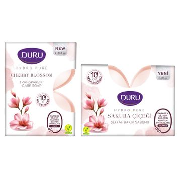 Duru Hydro Pure Sakura Çiçeği 2x135 gr Sabun