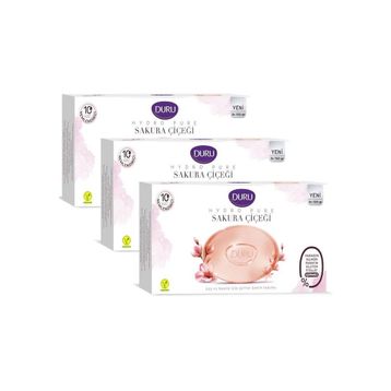 Duru Hydro Pure Sakura Çiçeği 3 Adet 450 gr Sabun