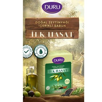 Duru İlk Hasat 4x150 gr Doğal Zeytinyağı İçerikli Sabun