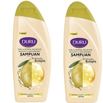 Duru Kolajen Zeytinyağı 2x500 ml Şampuan