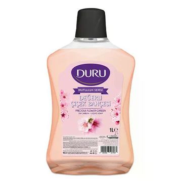 Duru Mutluluk Serisi 1 lt Değerli Çiçek Bahçesi Sıvı Sabun (3 adet)