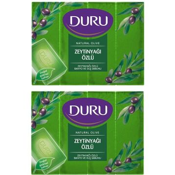Duru Natural Olive Zeytinyağı Özlü 2x600 gr Duş Sabunu
