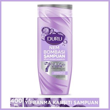 Duru Nem Yıpranmış Saçlar İçin Yoğun Onarıcı ve Nemlendirici 400 ml Şampuan
