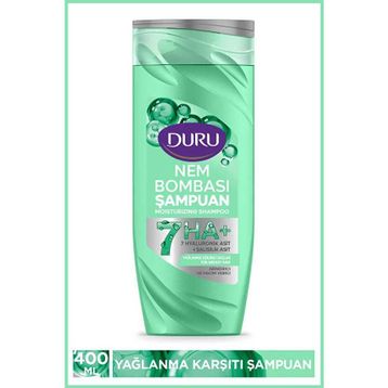 Duru Nem Yıpranmış Saçlar İçin Yoğun Onarıcı ve Nemlendirici 400 ml Şampuan