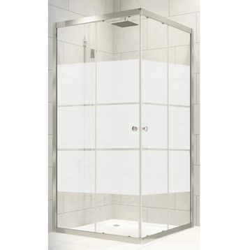 Durul Kare Kumlama Box Desen 5 MM 70x130x190 CM Duşakabin