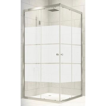 Durul Kare Kumlama Box Desen 5 MM 70x130x190 CM Duşakabin
