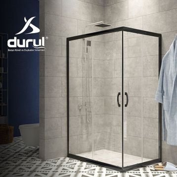 Durul Ön Cephe 5 mm Şeffaf Cam H:190 cm 120 cm Duşakabin