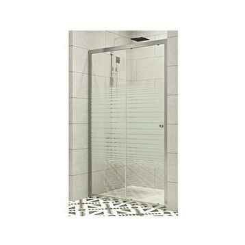 Durul Ön Cephe Çizgili 116 cm Duşakabin