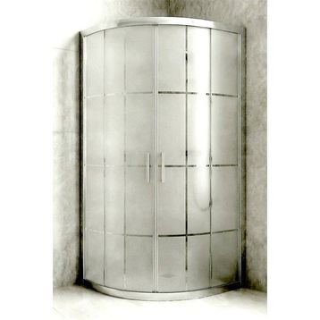 Durul Oval Kumlama Karomat Desen 5mm Yükseklik 190 cm 90x90 cm Duşakabin