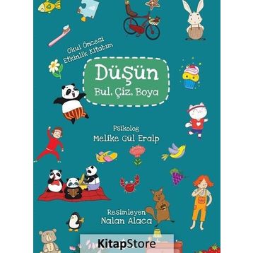 Düşün, Bul, Çiz, Boya - Melike Gül Eralp