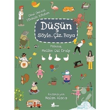 Düşün Söyle Çiz Boya - Çınar Yayınları