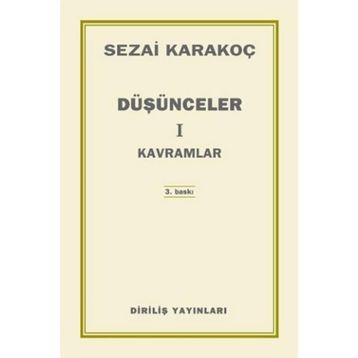 Düşünceler-1 Kavramlar - Sezai Karakoç