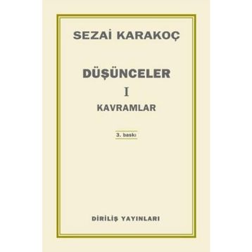 Düşünceler-1 Kavramlar - Sezai Karakoç