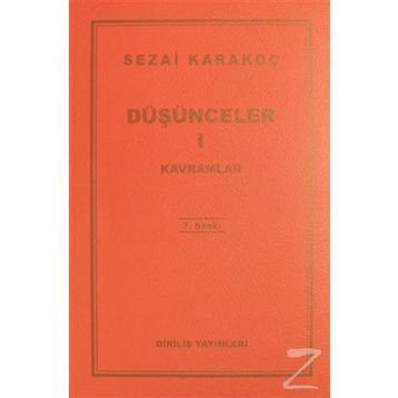Düşünceler-1 Kavramlar - Sezai Karakoç