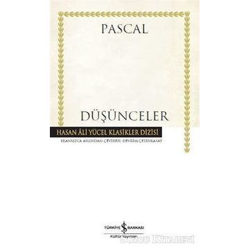 DÜŞÜNCELER - BLAISE PASCAL (ISBN:9789754681482)