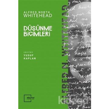 Düşünme Biçimleri - Alfred North Whitehead