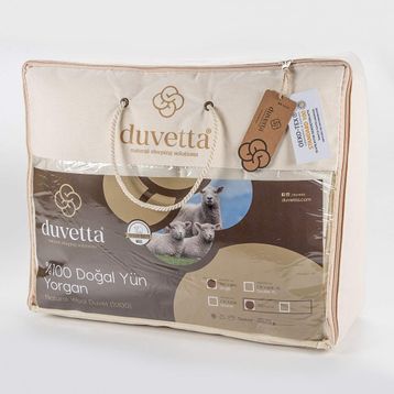 Duvetta % 100 Doğal Tek Kişilik Yün Yorgan