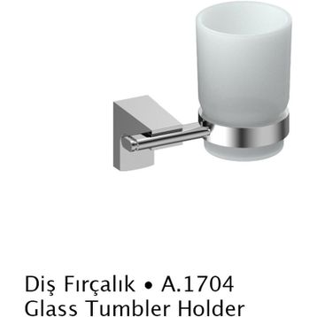 Duxxa A1704 F1 Krom Diş Fırçalık