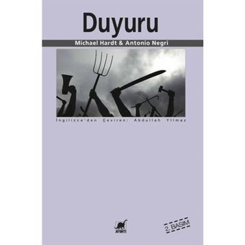 DUYURU - MICHAEL HARD;ANTONIO NEGRI