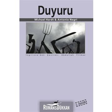 DUYURU - MICHAEL HARD;ANTONIO NEGRI
