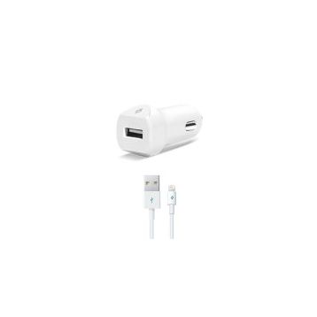 Dvip C01-L Çift USB Girişli iPhone Kablolu Araç Şarj Aleti