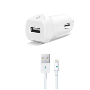 Dvip C01-L Çift USB Girişli iPhone Kablolu Araç Şarj Aleti