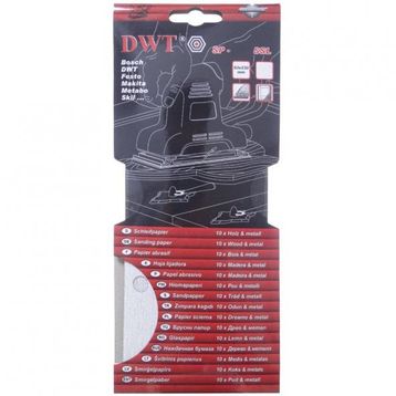 DWT SP-320SSL 93x230 mm 320 Kum Dikdörtgen Delikli Zımpara Kağıdı