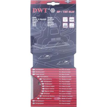 DWT SP-60SLM 115x280 mm 60 Kum Dikdörtgen Delikli Zımpara Kağıdı