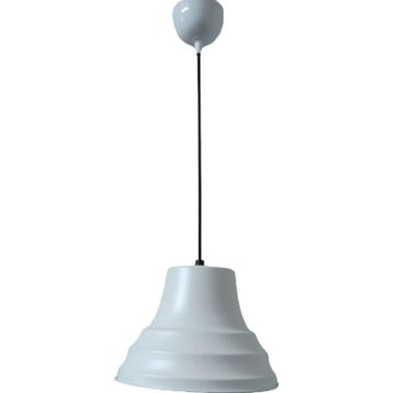 Dylight DY1163 Retro Metal Dekoratif Beyaz İçi Beyaz Kafe Mutfak Aydınlatma 27 cm Sarkıt Avize
