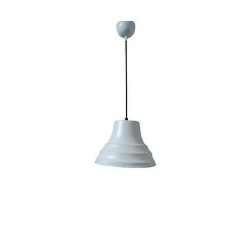 Dylight DY1163 Retro Metal Dekoratif Beyaz İçi Beyaz Kafe Mutfak Aydınlatma 27 cm Sarkıt Avize