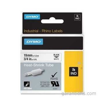 Dymo 18057 Rhino Pro Beyaz Siyah 19 mm x 1.5 mt Şerit