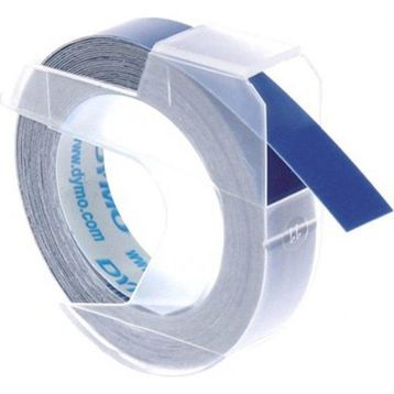 Dymo 520106 9 mm x 3 mt Mavi Kabartma Şerit
