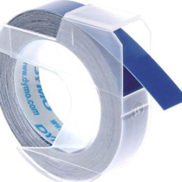 Dymo 520106 9 mm x 3 mt Mavi Kabartma Şerit