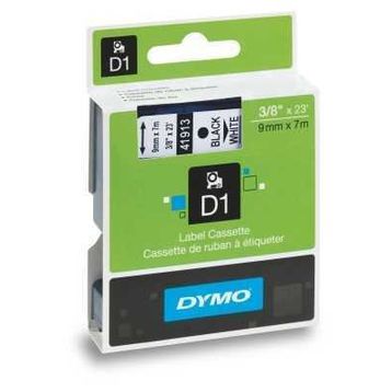 Dymo D1 40913 Beyaz-Siyah 9 mm x 7 m Yedek Şerit
